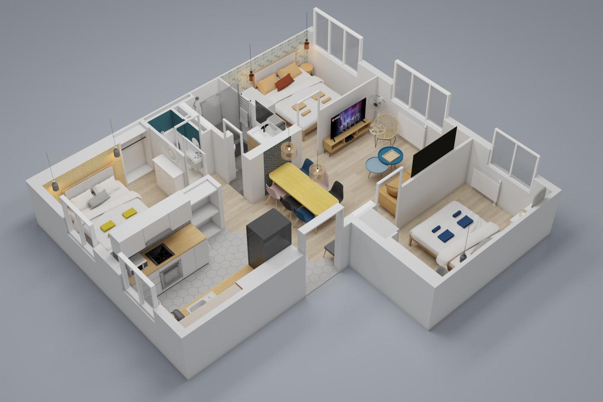 Bienvenue Chez Ed Apartment Вильорбан Екстериор снимка